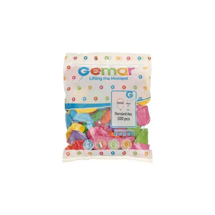 Gemar Balon 100 adet 19 cm