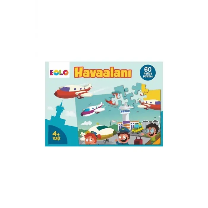 Havaalanı 60 Parça Çocuk Yer Puzzle
