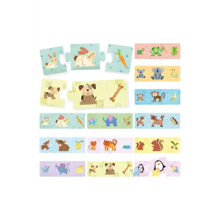 Headu 3 Parçalı Hayvan Yapbozu