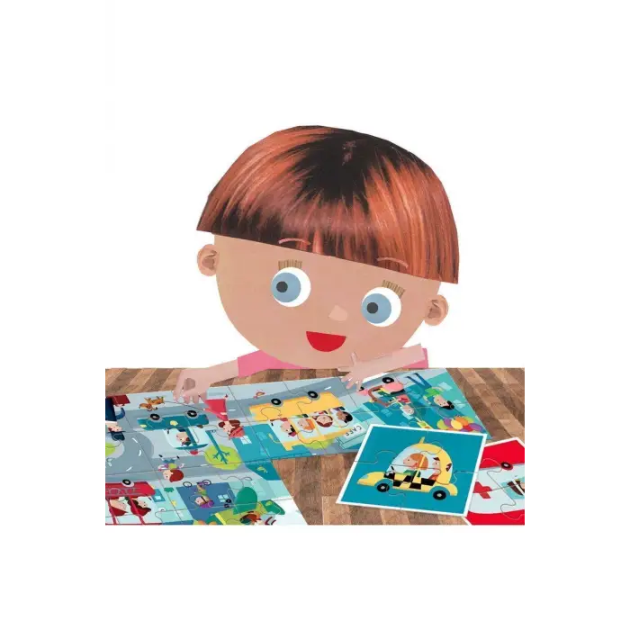 Headu Puzzle 8+1 Cıty (2-5 Yaş)