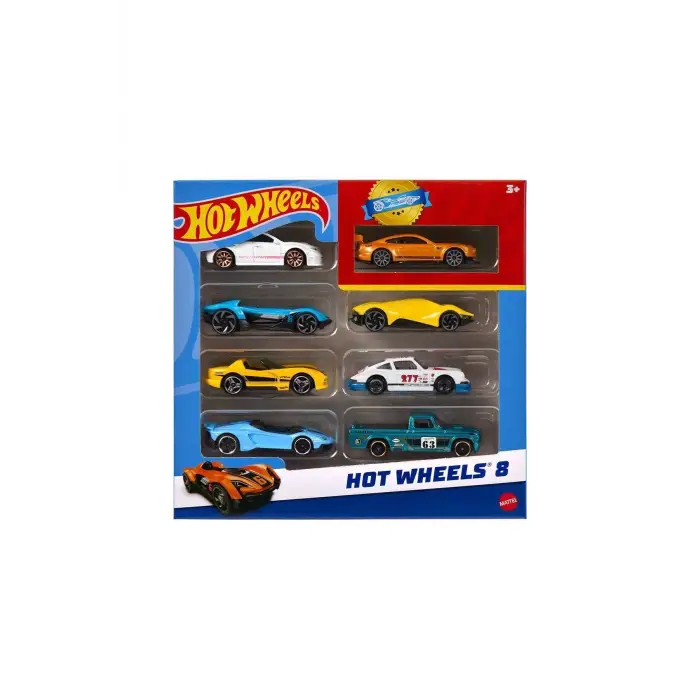 HPV78 Hot Wheels 8li Araba Seti