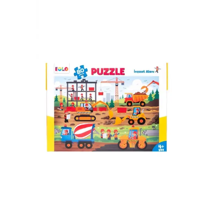 Inşaat Alanı 80 Parça Puzzle