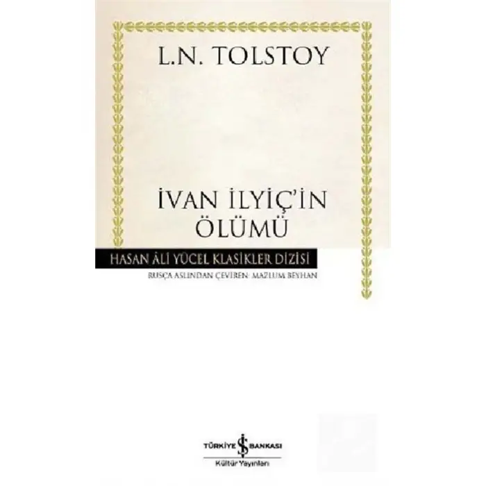 İvan Ilyiçin Ölümü (KARTON KAPAK)