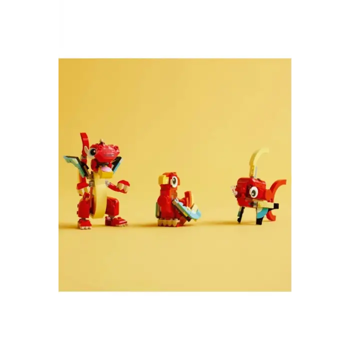 LEGO ® Creator Kırmızı Ejderha 31145 - Oyuncak Yapım Seti (149 Parça)
