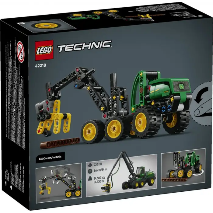 LEGO Technic John Deere 1470H Tekerlekli Orman Makinesi