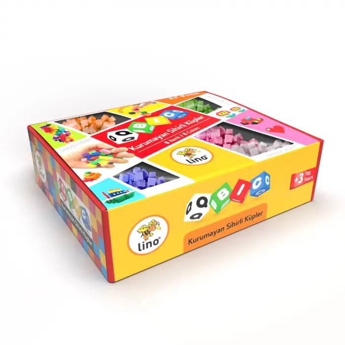 Lino Qbic Kurumayan Sihirli Küpler - 8 Renk