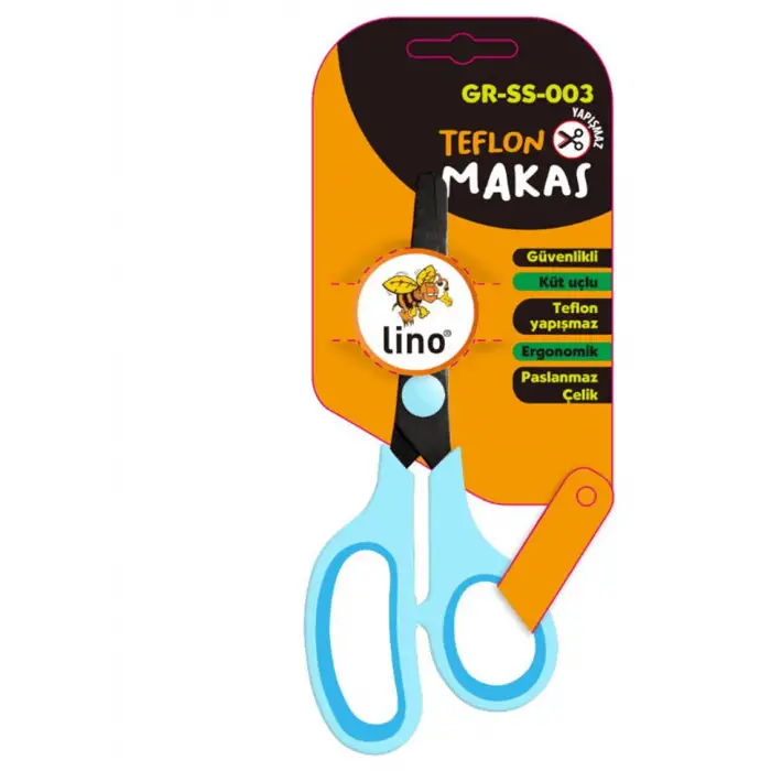 Lino Teflon Makas - Yapışmaz Blisterli