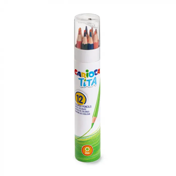 CARİOCA TİTA KURU BOYA KALEMİ 12Lİ (TÜPTE)