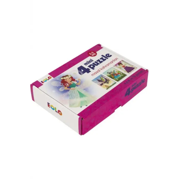 Masal Kahramanları - 4 Mini Puzzle - Null