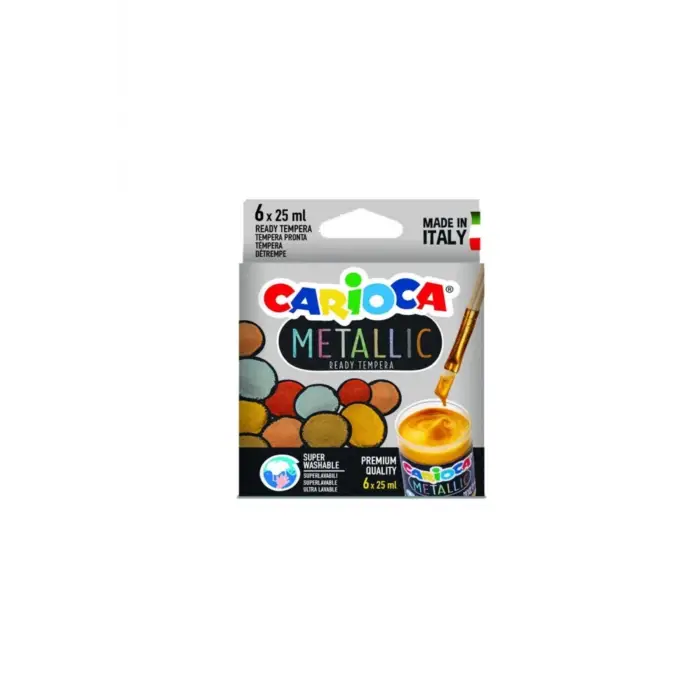 Metalik Seri Boyalar 4 Lü Set Kuru / Pastel / Keçeli / Guaj