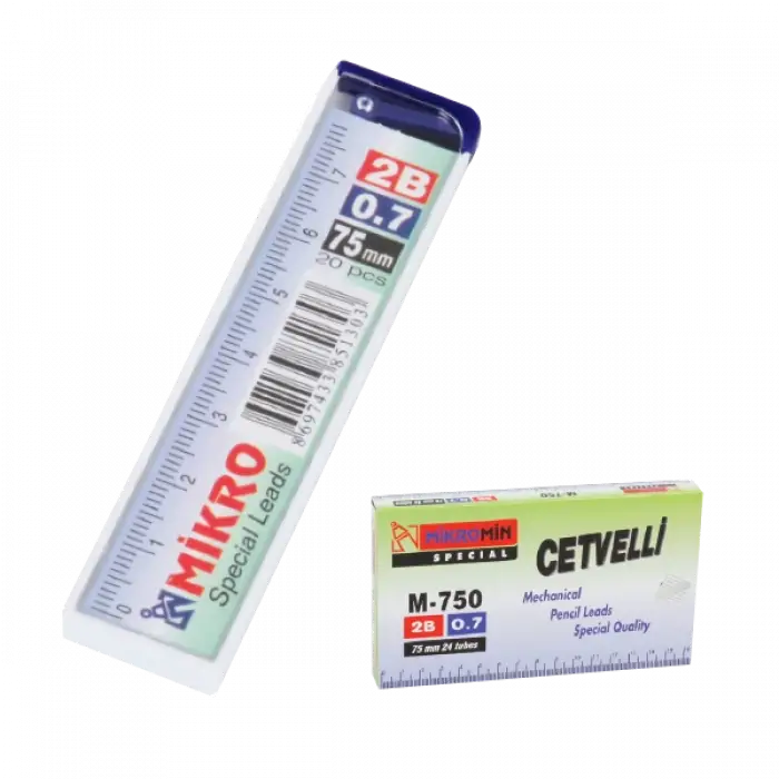 Mikro 75 mm Cetvelli Kalem Ucu 0.7 mm
