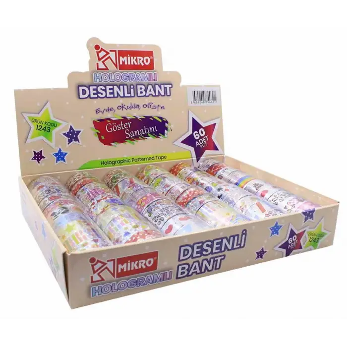 Mikro Hologramlı Desenli Bant 5 lı