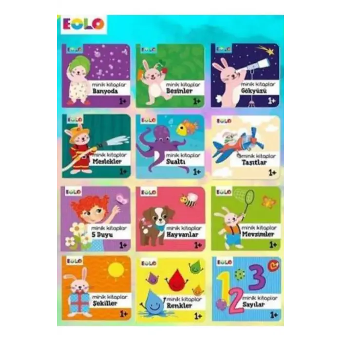 Minik Kitaplar 12li Set