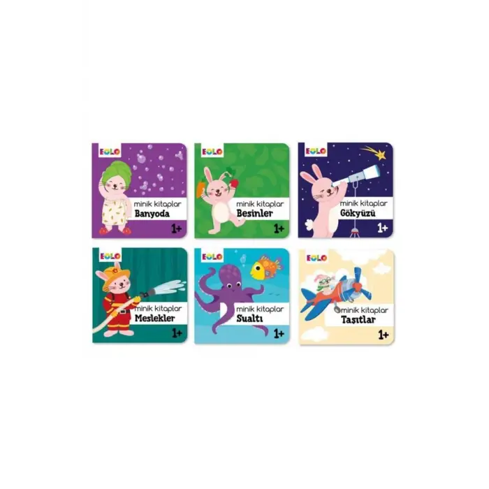 Minik Kitaplar Seti - 6 Kitap - Yeni Set