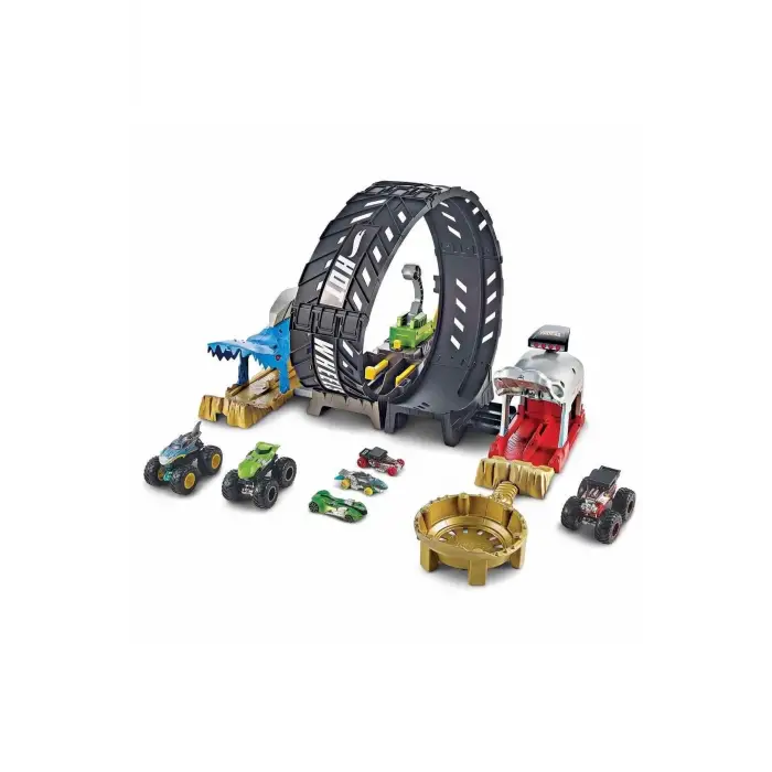 Monster Trucks Çemberde Yarış Seti HBH70