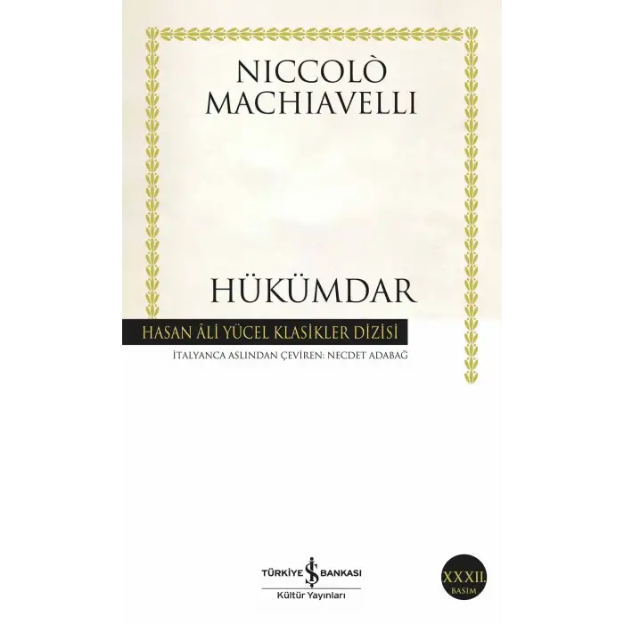 Niccolo Machiavelli Hükümdar