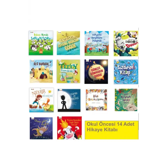 Okul Öncesi Hikaye Kitap Seti 14 Kitap
