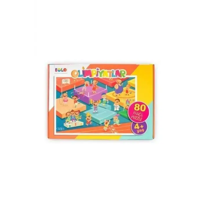 Olimpiyatlar 80 Parça Çocuk Yer Puzzle
