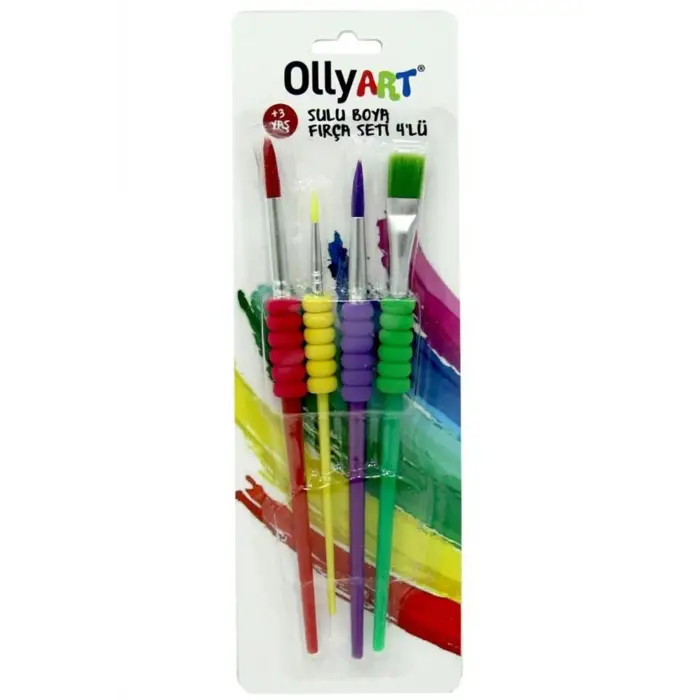 Ollyart Sulu Boya Fırça Seti 4lü