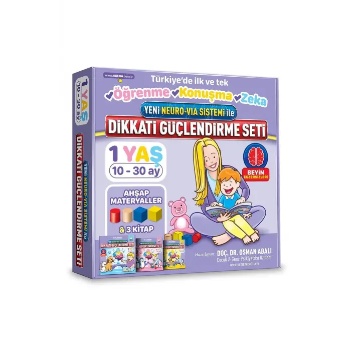 Osman Abalı Dikkati Güçlendirme Seti 1 Yaş
