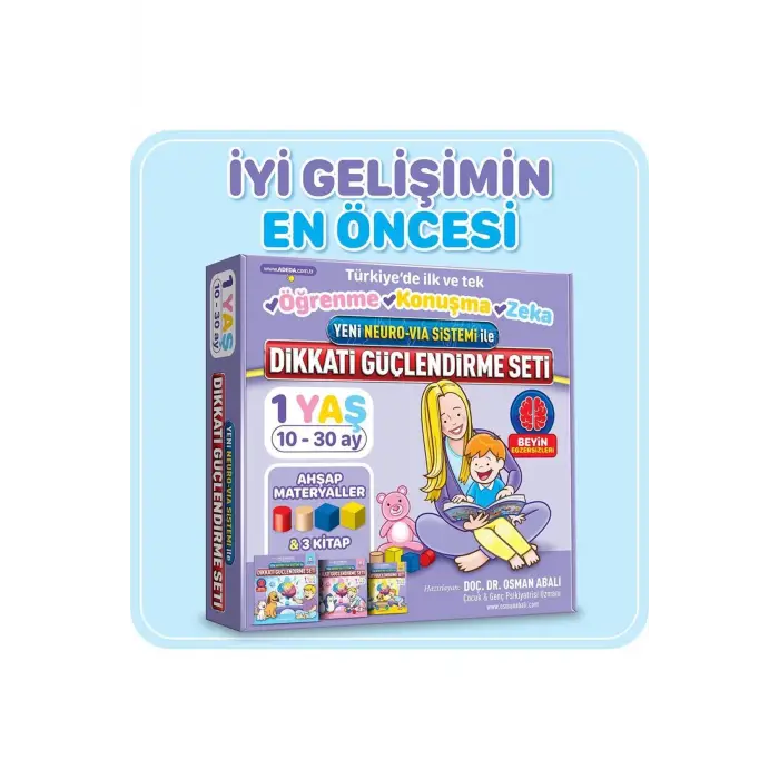 Osman Abalı Dikkati Güçlendirme Seti 1 Yaş