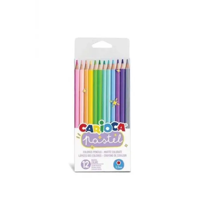 Pastel Renk Kuru Boya Kalemi 12 Li