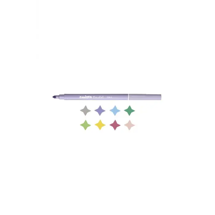 Pastel Süper Yıkanabilir Keçeli Kalemi 8li
