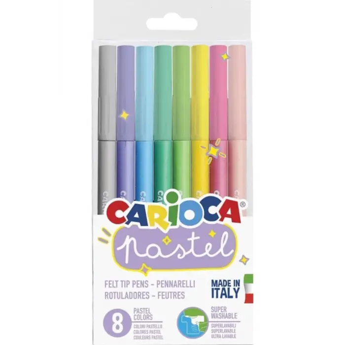 Pastel Yıkanabilir Keçeli Kalem 8li