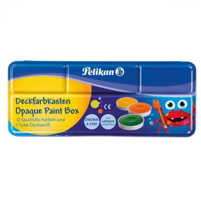 Pelikan Sulu Boya 12 Metal Kutu