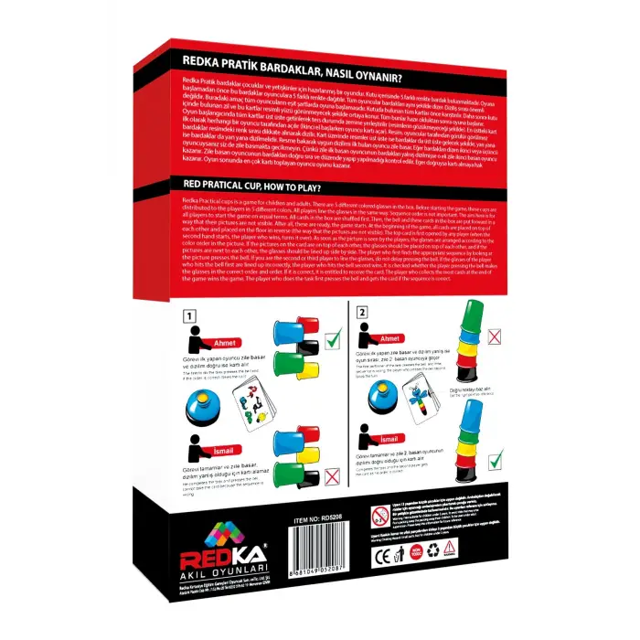 Pratik Bardaklar Oyunu