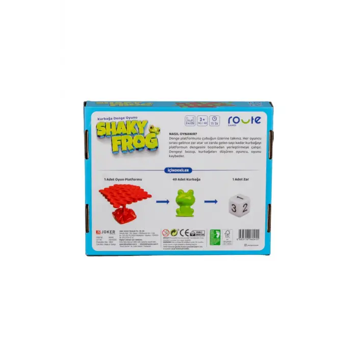 ROUTE Kurbağa Denge Ebeveyn Çocuk Etkileşimi Oyunu