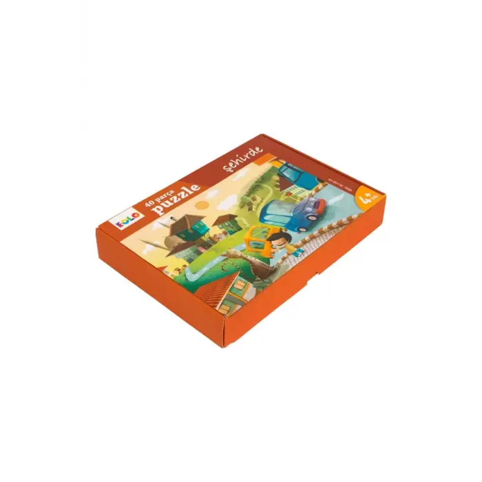 Şehirde - 40 Parça Yer Puzzle