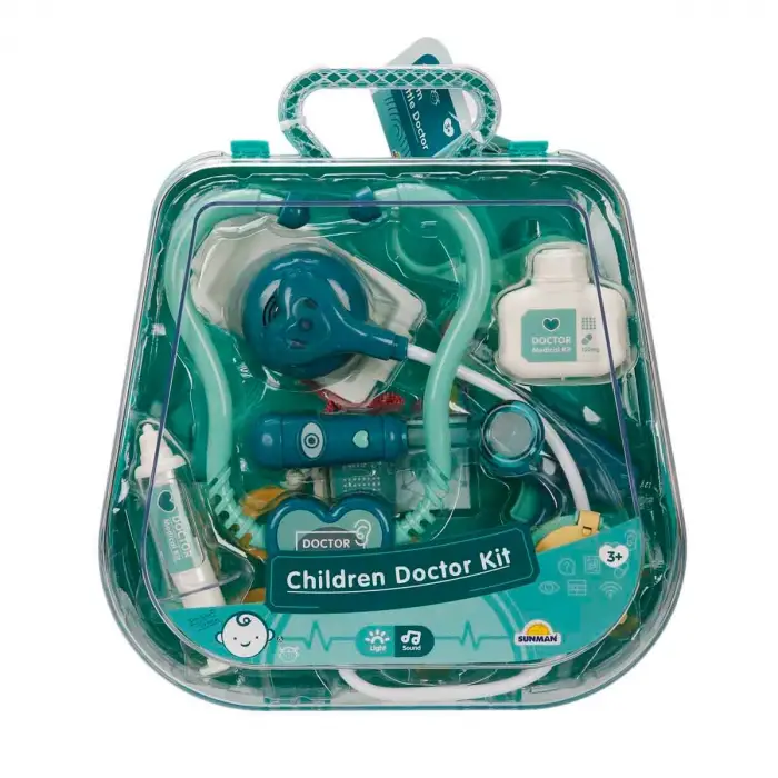 Sesli ve Işıklı Çantalı Doktor Seti