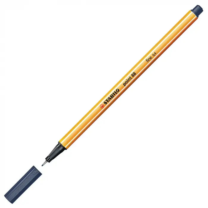 Stabilo Fineliner Point 88 Mavi Siyah