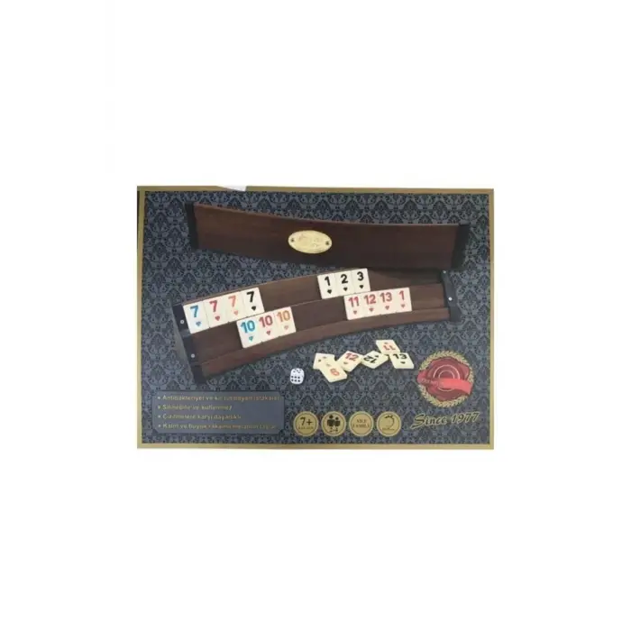 Star Okey 101 Oval Ahşap Okey Takımı 1010839