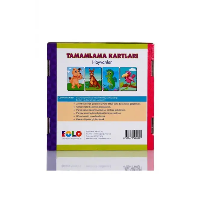 Tamamlama Kartları - Hayvanlar