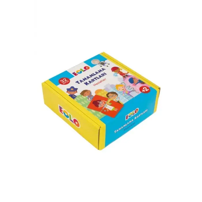 Tamamlama Kartları - Meslekler - Puzzle 2+ Yaş
