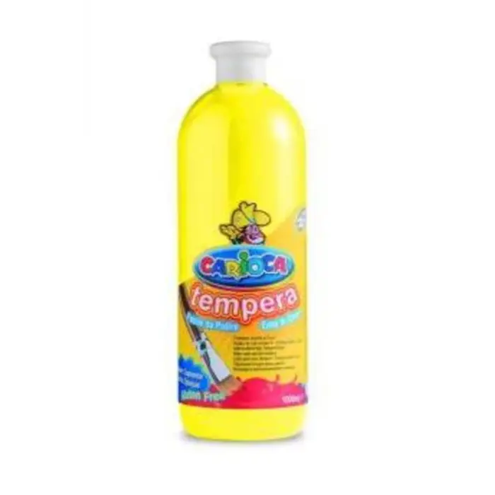 Tempera Boya - Sarı (SÜPER YIKANABİLİR) 1000ml - 1350gr / Plastik Şişede