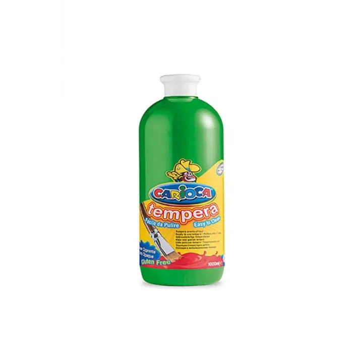 Tempera Boya - Yeşil (SÜPER YIKANABİLİR) 1000ml - 1350gr / Plastik Şişede