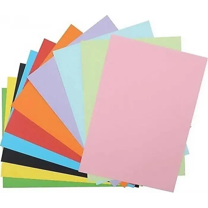 Ticon fon kartonu 10 Renk 10 Adet