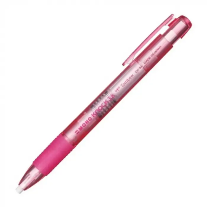 Tombow Monoknock Kalem Silgi Pembe