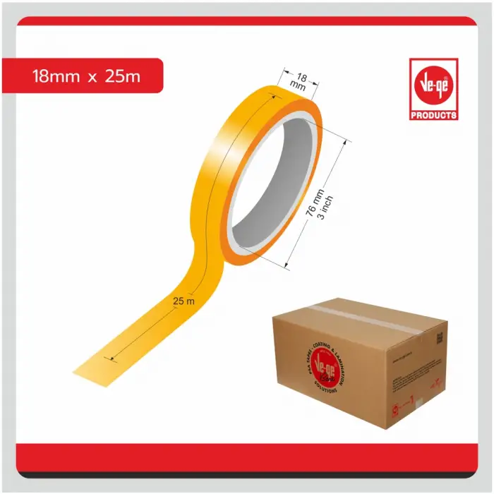 Vege Çift Taraflı Bant 18X25 Mt