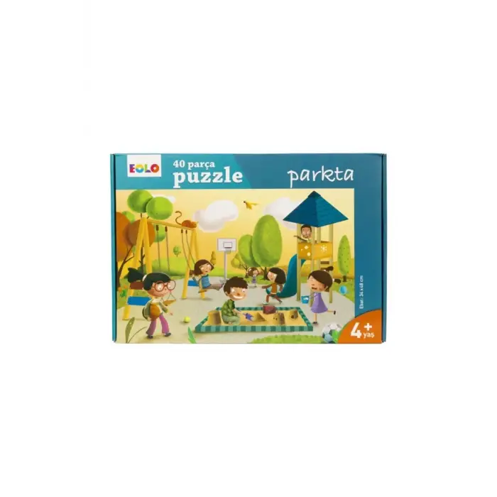 Yer Puzzle 40 Parça 2 Li Set ( Şehirde - Parkta )