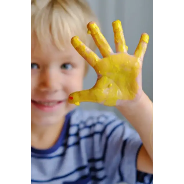 Yıkanabilir Parmak Boya(Sarı)