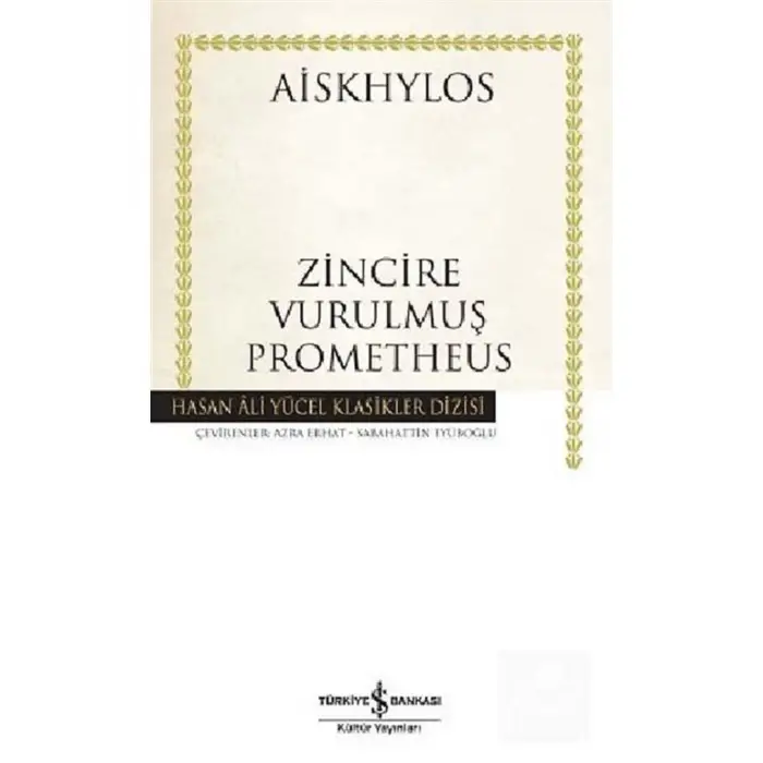 Zincire Vurulmuş Prometheus (KARTON KAPAK)