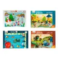 40 Parça Puzzle 4 Lü Set
