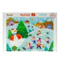 40 Parça Yer Puzzle – Kartopu Temalı