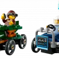 LEGO City Uçak, Hastane Yatağına Karşı Yarış Arabası Paketi Soapbox Yarışı Oyuncağı