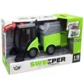 Yeşil Pilli Sesli Sokak Temizlik Aracı