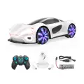 Uzaktan Kumandalı 2.4G Şarjlı Işıklı Müzikli Şarj İstasyonlu Beyaz Spor Araba